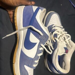Nike Blue and White Athletic Shoes